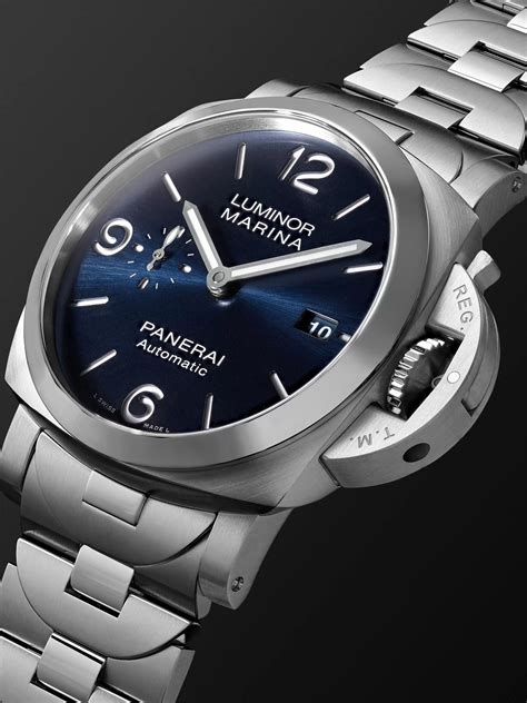 panerai blue luminor|panerai luminor marina 44mm.